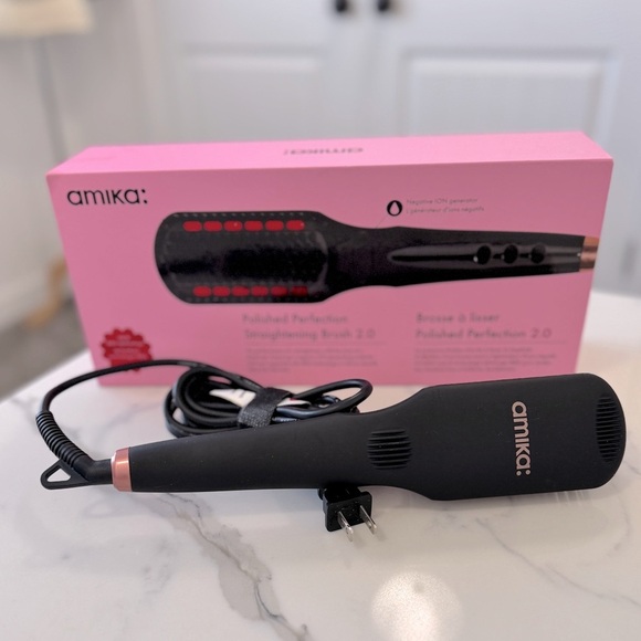 amika: Polished Perfection Straightening Brush 2.0 | only used twice - Picture 1 of 5